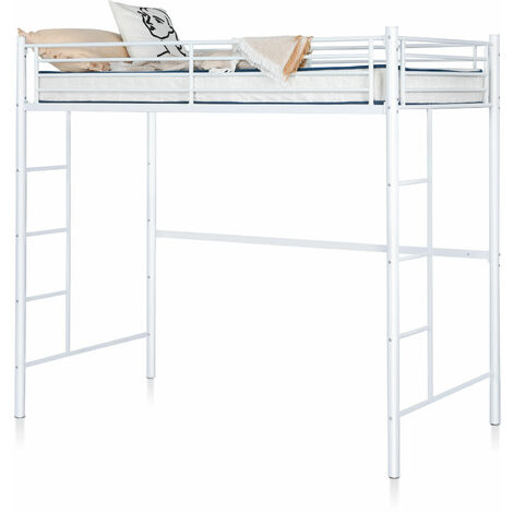 Ikea metal bunk bed with deals desk