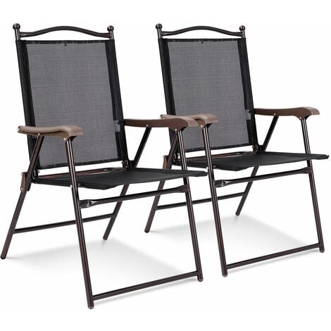 slingback outdoor dining chairs