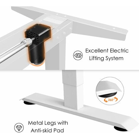 Electric Standing Desk Stand-up Ergonomic Computer Workstation Smart Controller