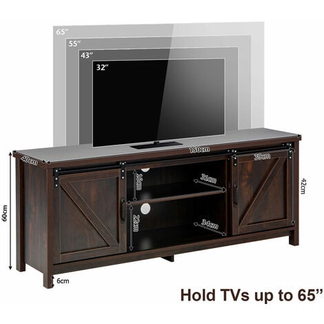 Farmhouse tv stand for on sale 65 inch tv