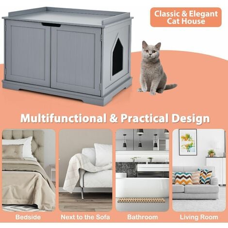 End table cat outlet box