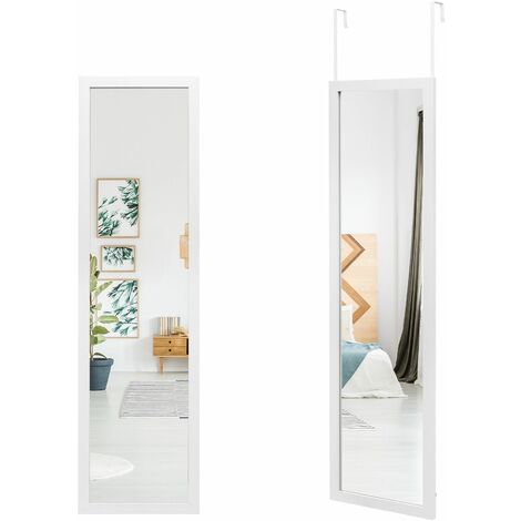 Full Length Mirror Full Body Over the Door Dressing Mirror Door & Wall Hanging