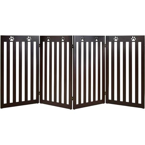 Wooden deals dog fence