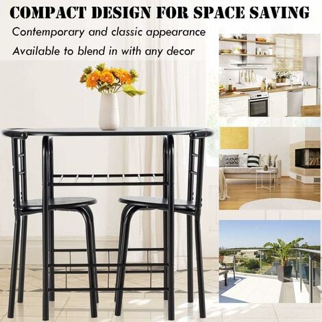 Costway 3 deals piece dining set