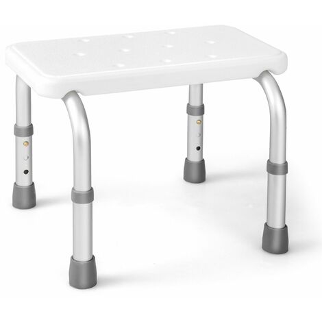 Bath Chair Shower Bench Height Adjustable Shower Seat Bathroom Bathtub Stool (1/5)