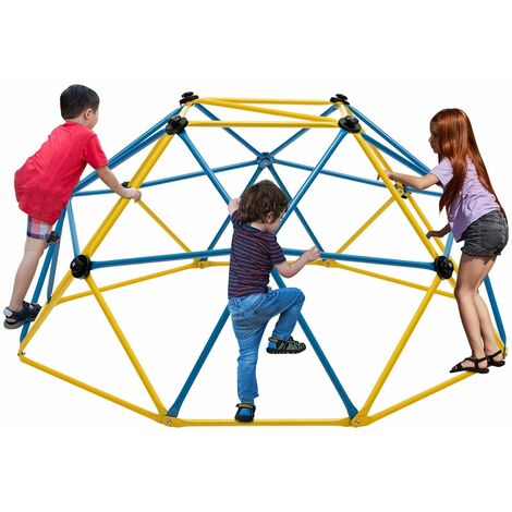 6FT Dome Climber Climbing Frame Geometric Climbing Dome Kids Toddlers Garden Gym