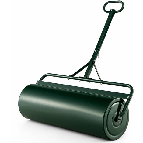113L Metal Garden Lawn Roller Water Sand Filled Drum Grass Roller Tow Behind (1/5)