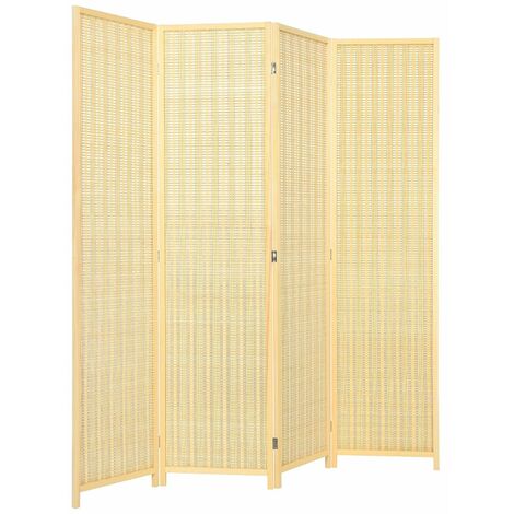 4 Panel Room Divider Portable Folding Partition Screen Standing Privacy Divider (1/5)