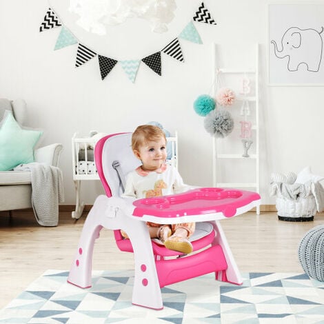 4 in 1 Baby High Chair Convertible Feeding Chair Baby Dining chair