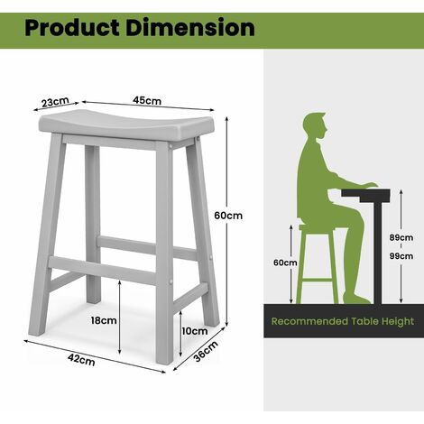 Saddle seat counter height 2024 bar stools