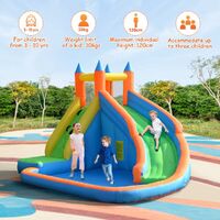 Inflatable Water Slide Kids Bouncy Castle Play House Bounce Jumping Type 1