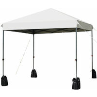 2.4x2.4m Folding Pop UP Canopy Tent Gazebo Marquee Garden Patio Outdoor shelter