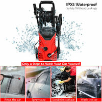 Electric Pressure Washer 2030PSI 140 Bar Water High Power Jet Wash Patio Car