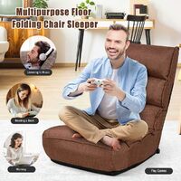 Adjustable Folding Lazy Floor Sofa Chair Gaming Couch Recliner Bed Lounge Seat
