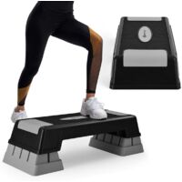 Fitness Step Box Stepper Adjustable 2 Levels Aerobic Ste More Flexible Advanced