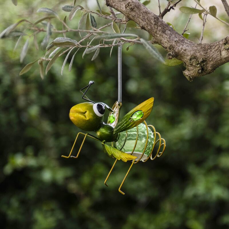 Luce Solare A LED A Forma Di Formica - 15 Cm, Effetto Lucciola, Ricarica Automatica - Foto 2