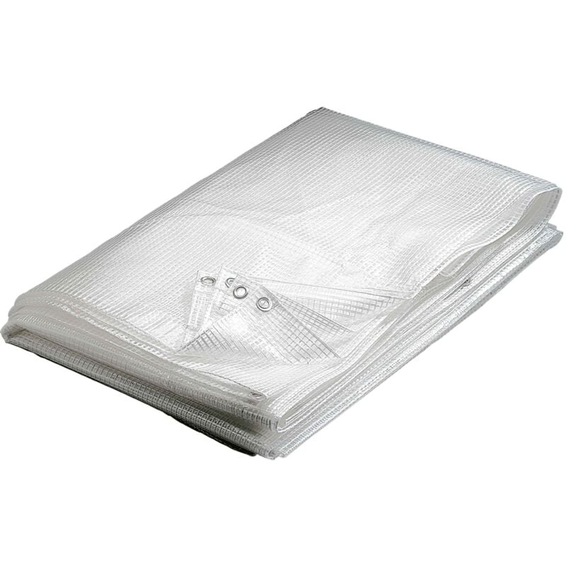 Lona de protección transparente 6x10 m y 160 gr/m2