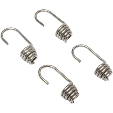 Ganchos de acero inoxidable para tensores WERKA PRO  Paquete de 4 8 mm