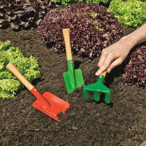 Juego de 3 herramientas de jardín para niños