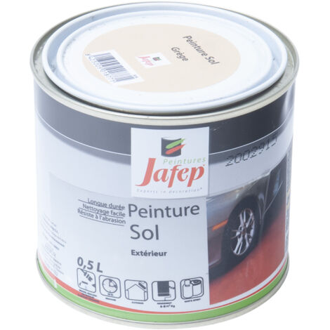 Pintura para suelos gris Jafep 0,5 L