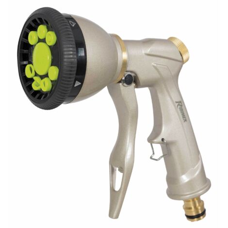 Pistola de riego multifunción de latón