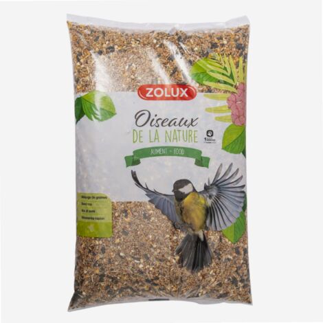 Mezcla de semillas para aves del jardín bolsa 5 kg Zolux
