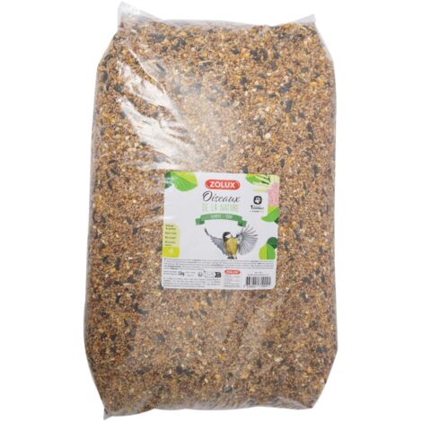 Mezcla de semillas para aves de la naturaleza bolsa 12kg Zolux