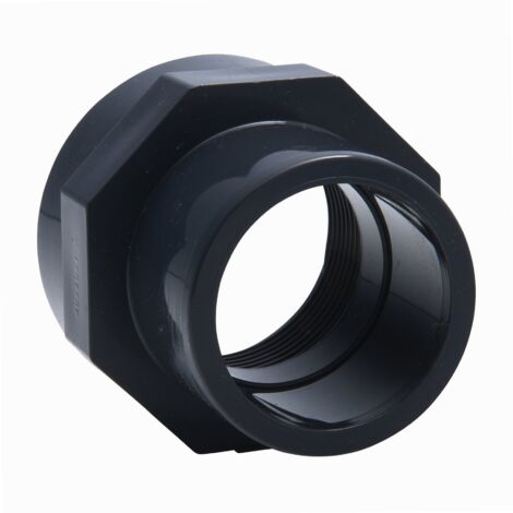 Conector de presión PVC roscado 40x49-M ø50 mm