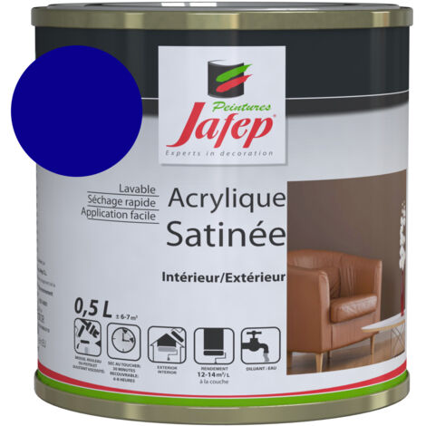 Pintura acrílica satinada azul oscuro Jafep 0,5l 0,5 L