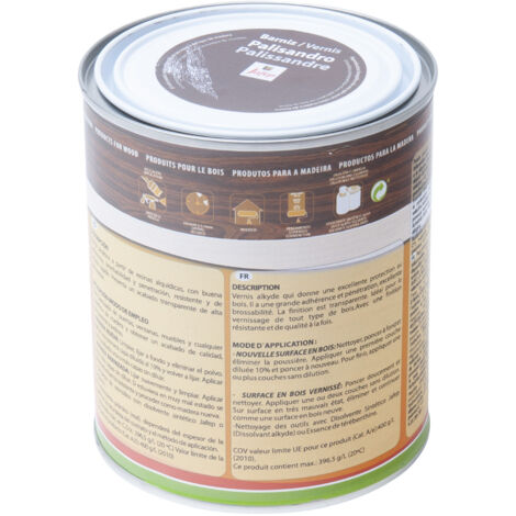 Barniz sintético brillante palo de rosa Jafep 750 ml