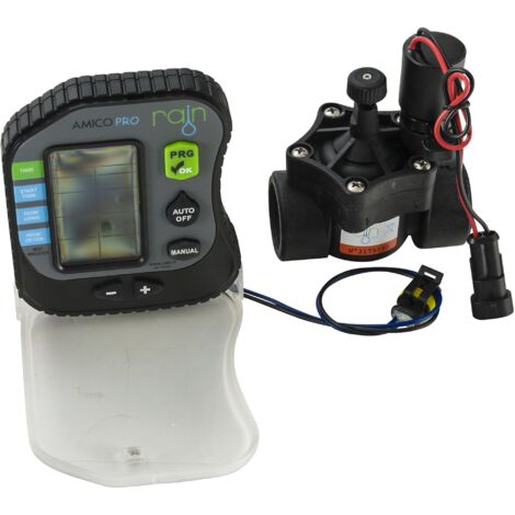 Programador de riego impermeable de 9v con válvula solenoide PRO
