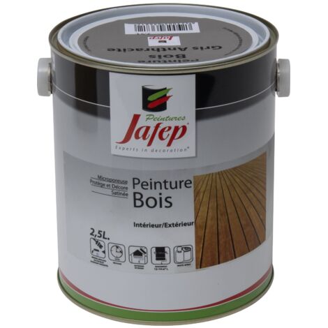 Pintura de madera gris antracita Jafep 2,5 L