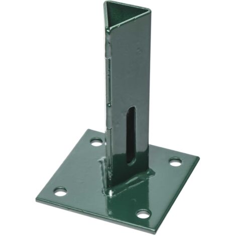 Soporte de poste de acero  forma T  WERKA PRO verde