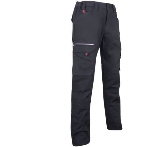 Pantalones de trabajo LMA Canvas - Basalto negro - S38 - 1425-38