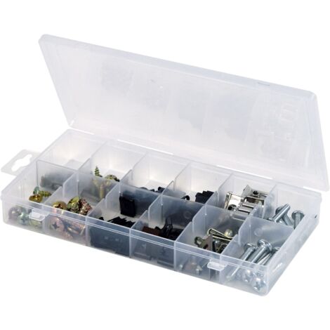Juego de clips para tuercas metálicas  170 piezas