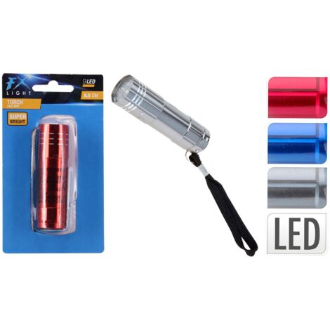 Linterna de aluminio de 16 cm 80 lúmenes FX LIGHT