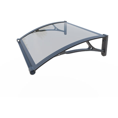 Marquesina de aluminio y policarbonato WERKA PRO 80 x 150 cm