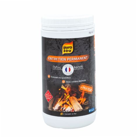 Limpieza de chimeneas mantenimiento de temporada  Madera, Carbón, Gasóleo  Pyrofeu 800g