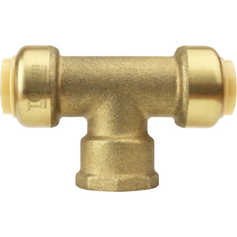 Conector TOUTUB Femenino  1/2   en Latón Ø16 - Redondeado
