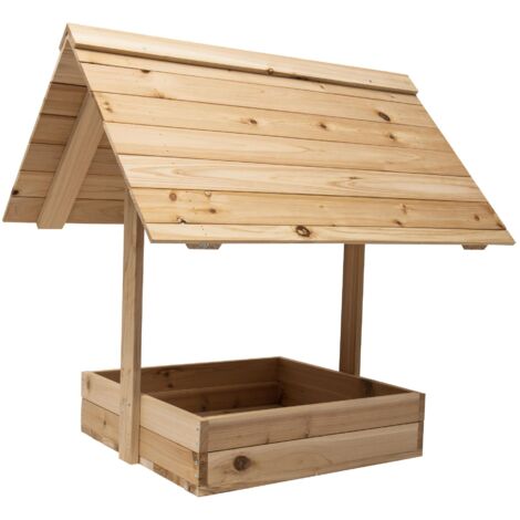 Comedero de madera para gallinas  70 x 60 x h 70cm