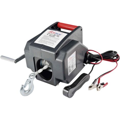 cabrestante de coche eléctrico de 12v - pe12v - ribitech -