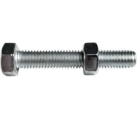 Perno de cabeza hexagonal Viswood acabado galvanizado Ø10 x 100 mm (lote de 10)