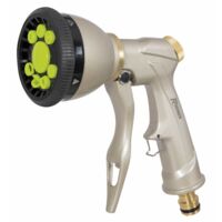 Pistola de riego multifunción de latón