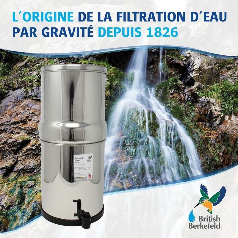 SUPPORT de purificateur d'eau à gravité 8.5 LITRES –