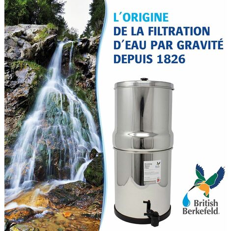 SUPPORT de purificateur d'eau à gravité 8.5 LITRES