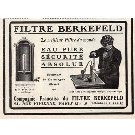 British Berkefeld - Purificateur d'eau à gravité British Berkefeld 8,5  litres équipé de 2 cartouches ultra sterasyl certifié NSF - Cartouche  filtre à eau - Achat & prix