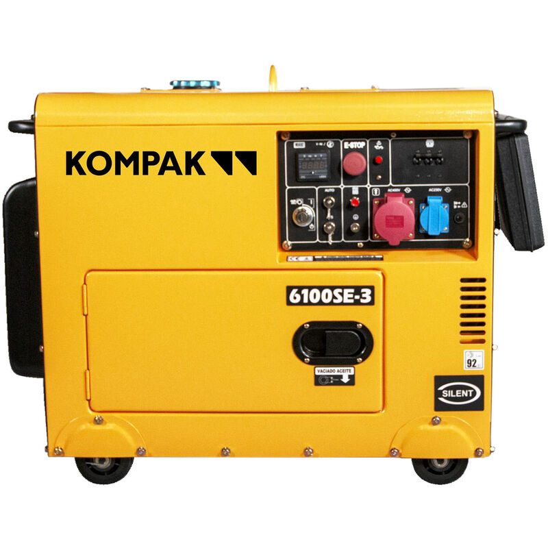 KOMPAK Diesel Stromaggregat 6,9 KVA 400V/230V