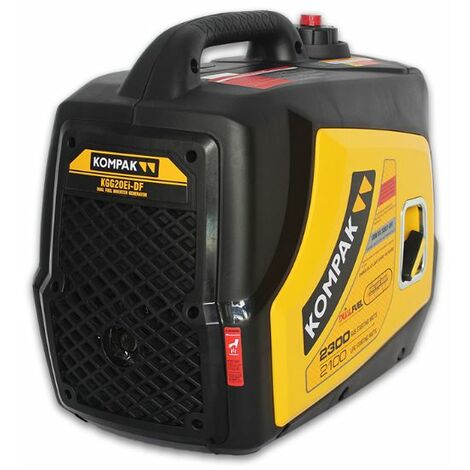 KOMPAK Dual Fuel Inverter Gas Benzin 2300 Watt Stromaggregat 230V
