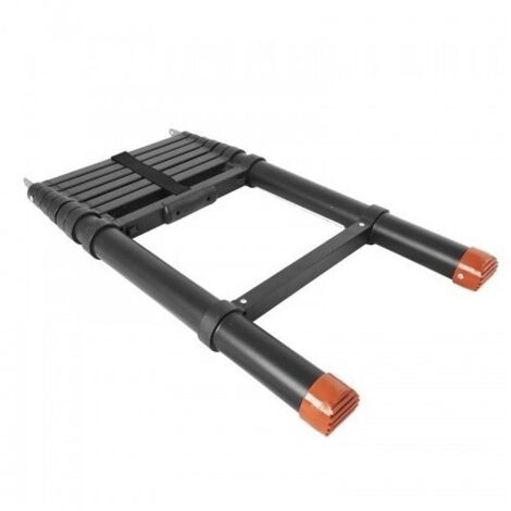Teleskopleiter Aluminium 230 cm schwarz Dachzelt Faltzelte