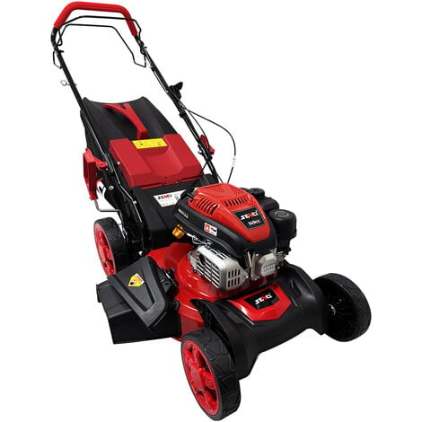 Self propelled deals petrol lawnmower argos